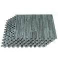 thumbnail image 1 of Forest Floor 5/8 Inch Thick Printed Foam Tiles, Premium Wood Grain Interlocking Foam Floor Mats, Anti-Fatigue Flooring, Slate, 100 Sq Ft, 1 of 10