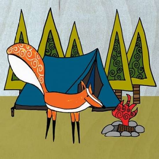 Forest Fox Canvas Art - Shanni Welsh (24 x 24)