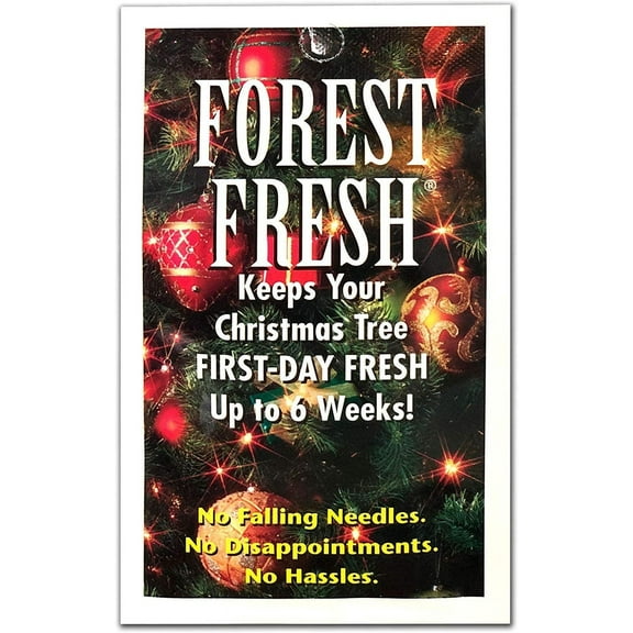 Forest Fresh Christmas Tree Preservative - Keeps Your Tree Fresh the Entire Holiday Season - 1 Packet (8 Tablets)
