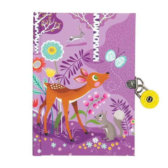Forest Friends Locked Diary (Diary)