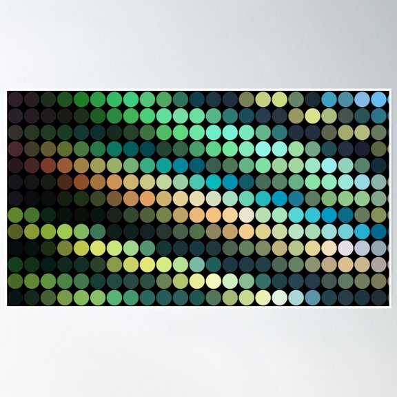 Forest Gradient :) Poster Wall Art, Modern Wall Decor, 8x12 UNFRAMED