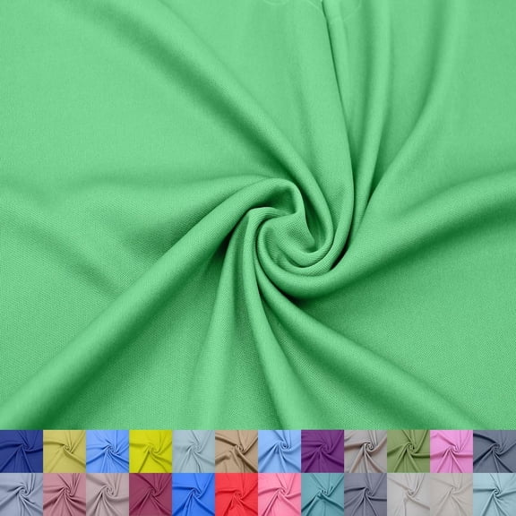 Forest Green #105 60" Wide Interlock Lining Fabric, 20 Yards By The Bolt