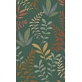 thumbnail image 1 of Forest Green Minimalist Leaves Modern Wallpaper, Double Roll, 57 sqft, 1 of 4