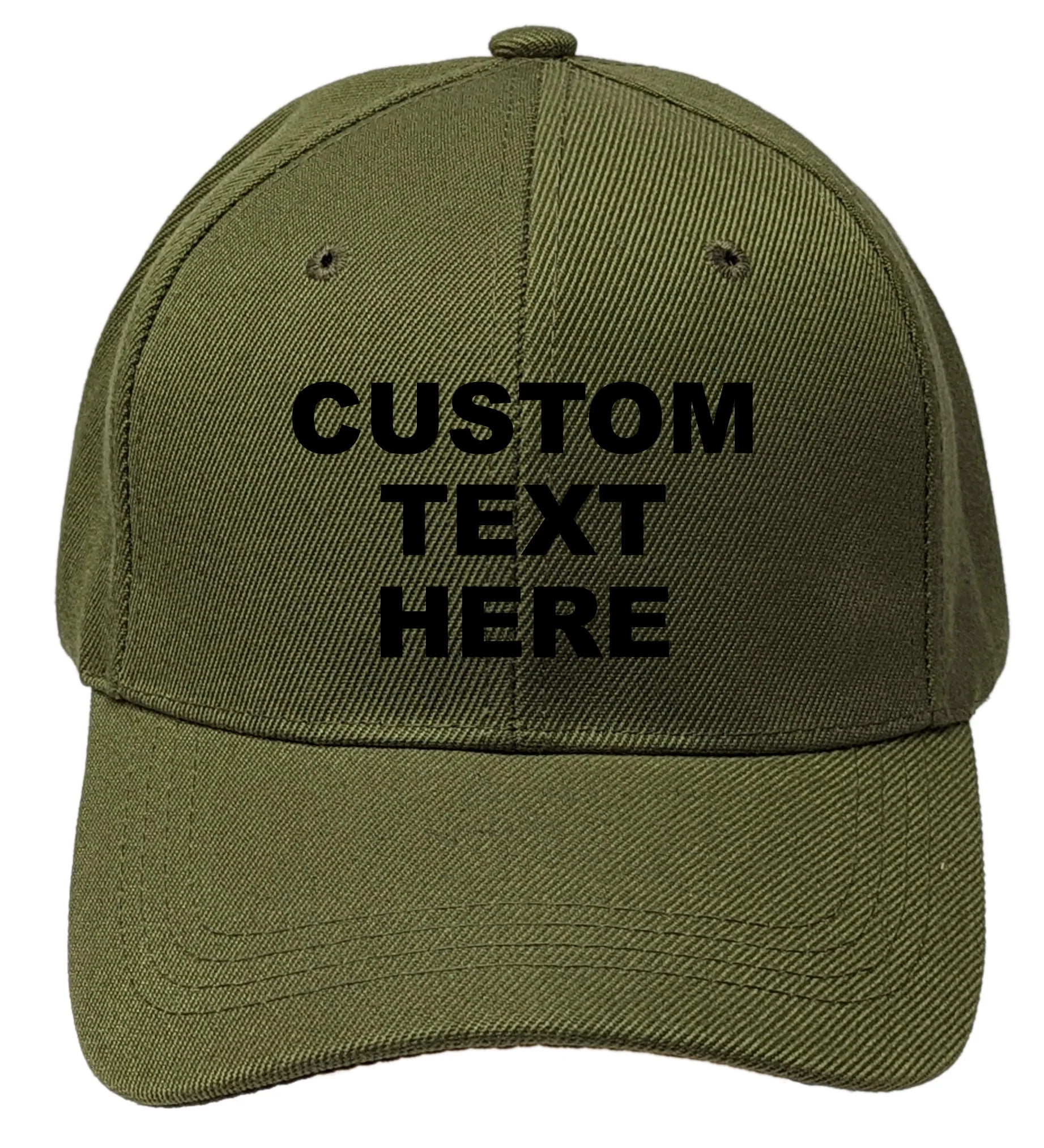 Forest Green Personalized Text Embroidered Unisex Baseball Forest Green Personalized Text Embroidered Unisex Baseball