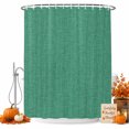 thumbnail image 1 of Forest Green Shower Curtain, Waterproof Shower Curtains for Bathroom, Rustic Farmhouse Solid Color Washable Fabric Bathtub Curtain Set Bath Decor with 12 Hooks Extra Long 72"x96", 1 of 4