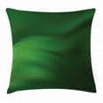 thumbnail image 1 of Forest Green Throw Pillow Cushion Cover, Abstract Pattern with Color Wave in Green Shades and Ombre Effect, Decorative Square Accent Pillow Case, 24 X 24 Inches, Forest Green Pale Green, by Ambesonne, 1 of 2
