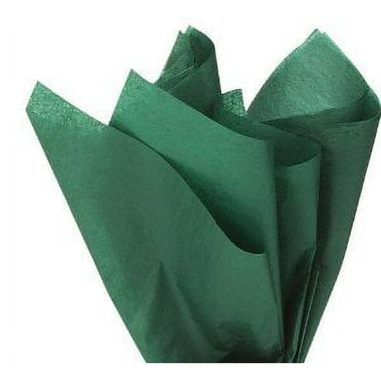 Forest Green Tissue Paper 20 Inch X 30 Inch Sheets Premium Gift Wrap Paper