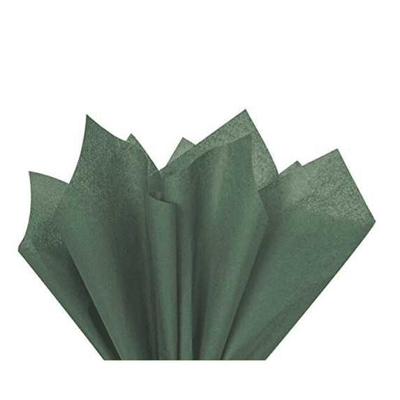 Forest Green Tissue Paper Squares, Bulk 100 Sheets, Presents by A1 Bakery Supplies, Large 15 Inch x 20 Inch
