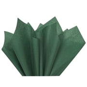 Forest Green Tissue Paper Squares, Bulk 100 Sheets, Presents by A1 Bakery Supplies, Large 15 Inch x 20 Inch