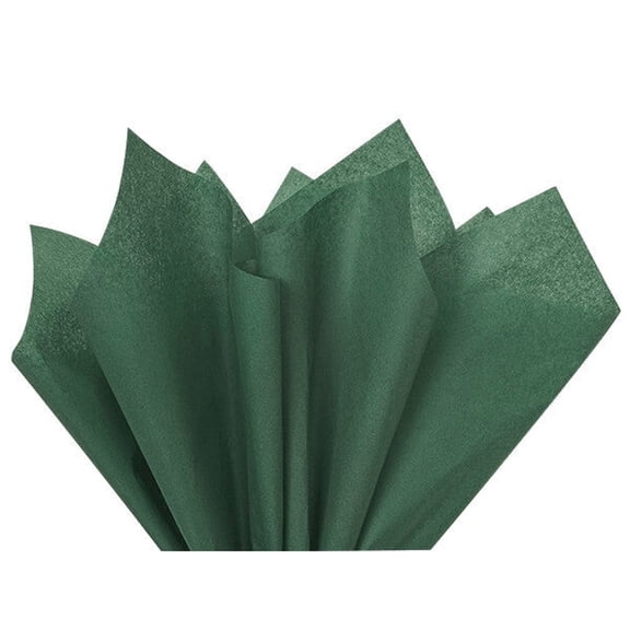Forest Green Tissue Paper Squares, Bulk 100 Sheets, Presents by A1 Bakery Supplies, Large 15 Inch x 20 Inch