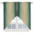 thumbnail image 1 of Forest Green Yellow Gradient Swag Valances for Windows 2 Pack Minimalist Ombre Modern Art Swag Kitchen Curtains 45 Inches Long Rod Pocket Short Window Treatment for Kitchen Bathroom 36"x45", 1 of 9