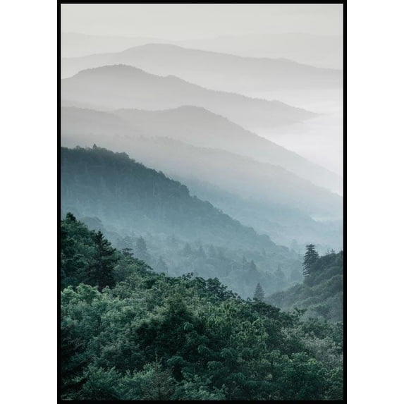 Forest Hills Poster Wall Art, Modern Wall Decor For Living Room Bedroom, 16x24 UNFRAMED