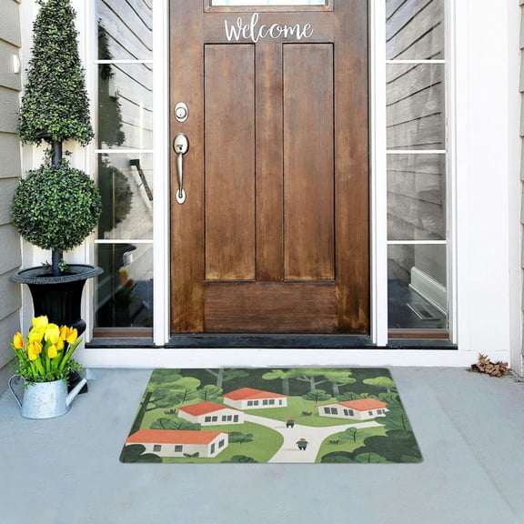 Forest Hut Versatile Absorbent Door Mat, Non-Slip, Easy to Clean 32''x20''