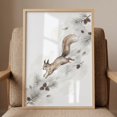 Forest Jumping Pinecone Woodland Squirrel Nature Animal Cottagecore ...