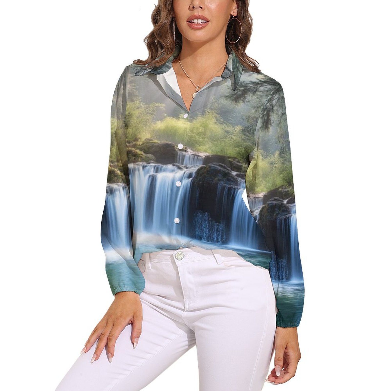 Scenic Summer Blouse