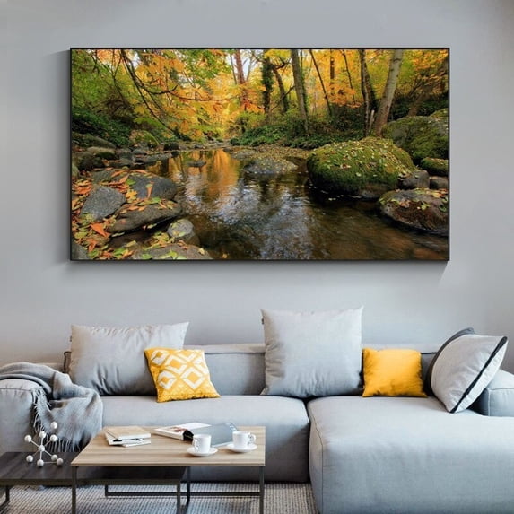 Forest Landscape Wall Pictures Poster, Living Room, Gallery Wall, Home ...