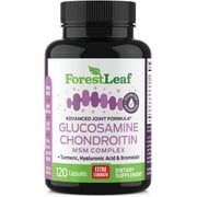 Forest Leaf Glucosamine Chondroitin & MSM Complex Joint Support Supplement, 120 Capsules