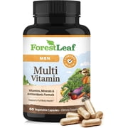 Forest Leaf Multivitamin for Men, Daily Multi-Vitamin for Men - All Essential Vitamins | 60 Veg Caps
