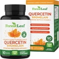 thumbnail interactive-video image 1 of Forest Leaf Quercetin with Bromelain Sinus Relief & Immune Support Supplement, 90 Capsules, 1 of 8
