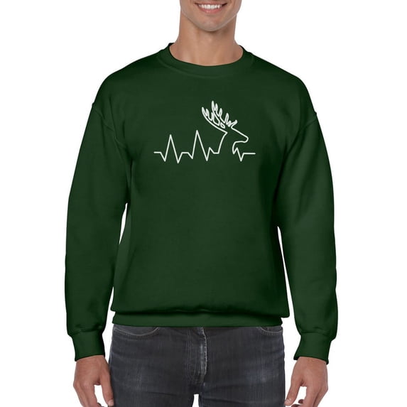Forest Lifestyle Design Sweatshirt Men -GoatDeals Designs, Male Small