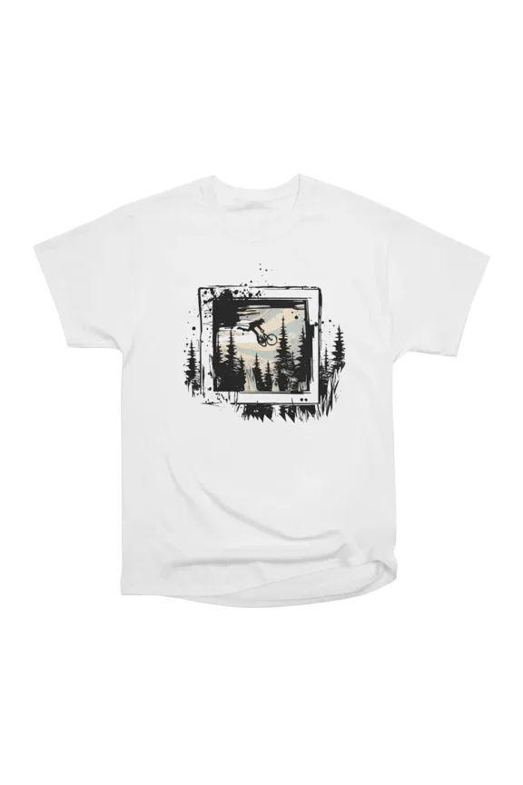 Forest MTB Rider Mountain Masterminds T-Shirt Tee Gift For Him Merch For Her Apparel For F