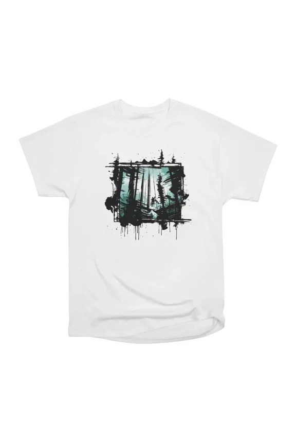 Forest MTB Rider OffRoad Adventurers T-Shirt Tee Gift For Him Merch For Her Apparel For Fr