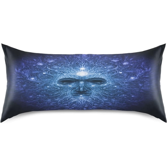 Forest Magic Character Silky Satin Pillowcase, Luxury Soft Pillow Case for Hair and Skin, Standard Size Slip Cooling Pillow Covers with Envelope Closure, 20x40in Home Decor Gifts