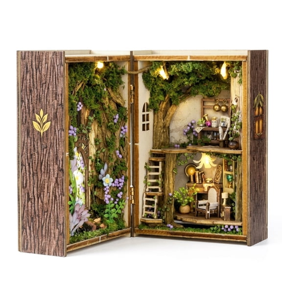 Forest Miniature House Craft Kit, 6.6*9*5.3cm, 1 Piece, Includes 1 piece of the selected item