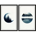 thumbnail image 1 of Forest Mountain Reflection Diptych, 1 of 6