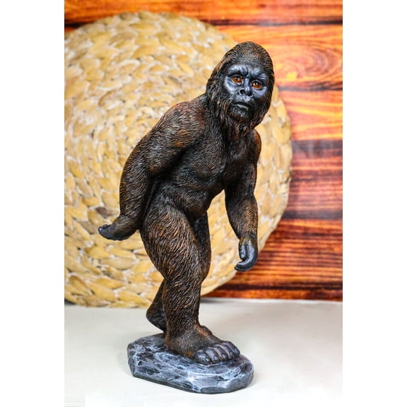 Forest Mythical Creature Sasquatch Bigfoot Cryptid Ape Standing Figurine 9"H