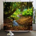 thumbnail image 1 of Forest Natural Scenery Shower Curtains High Quality Waterproof Shower Curtain Tree landscape Bathroom Curtain Polyester Fabric, 1 of 5