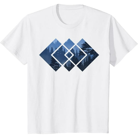 Forest Nature square Minimalism T-Shirt