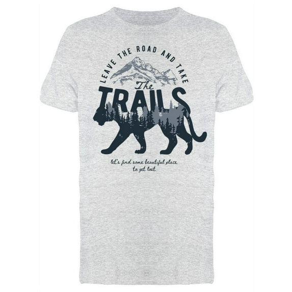 Forest On Tiger Shadow T-Shirt Men -Image by Shutterstock, Male XX-Large