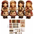 thumbnail image 1 of Forest Patchwork DIY Kit Series Beginner Sewing Craft Kit Home Decor&Gifts（B）, 1 of 4