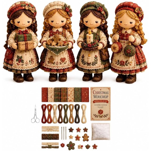 Forest Patchwork DIY Kit Series Beginner Sewing Craft Kit Home Decor&Gifts(B)