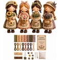 thumbnail image 1 of Forest Patchwork DIY Kit Series Beginner Sewing Craft Kit Home Decor&Gifts（C）, 1 of 4