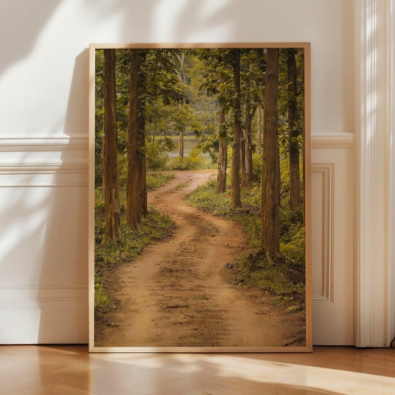 Forest Path Landscape Poster Print