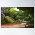 thumbnail image 1 of Forest Path Poster Wall Art, Modern Wall Decor, 16x24 UNFRAMED, 1 of 3