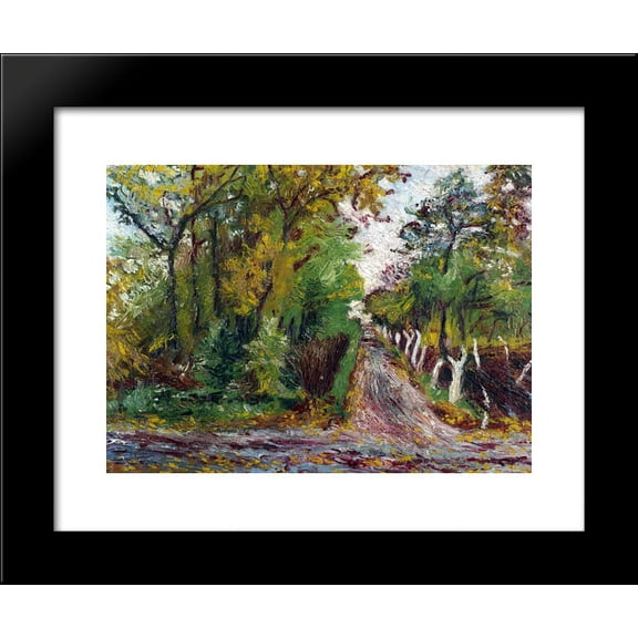 Forest Pathway 20x24 Framed Art Print by David Burliuk