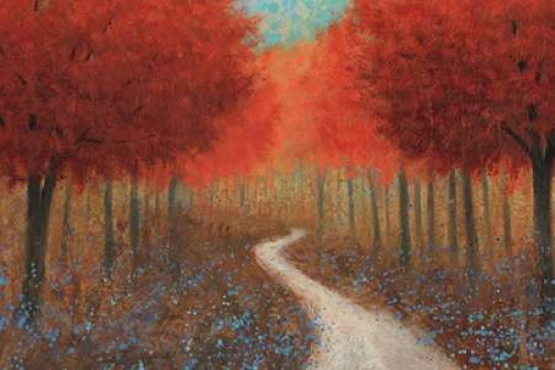 Forest Pathway Canvas Art - James Wiens (12 x 18)