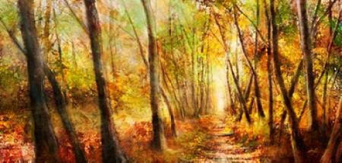 Forest Pathway Canvas Art - Ken Roko (10 x 20)