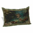 thumbnail image 1 of Forest Pillow Covers, Linen Long Throw Pillow Case, Spring Oil Painting Country Cabin Trees Flower Holiday Pillow Protector Decorative Cushion Cover for Living Room/Bedroom 20" x 36", 1 of 8