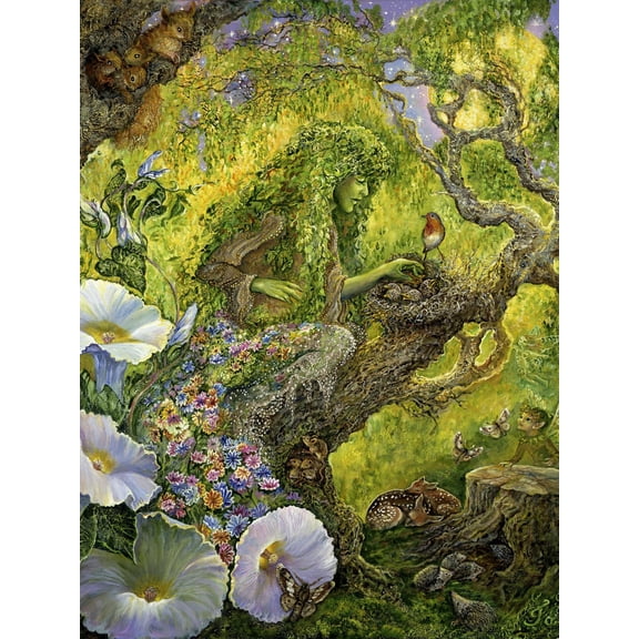 Forest Protector Giclee Print by Josephine Wall, 12" x 16", Sold by Art.com