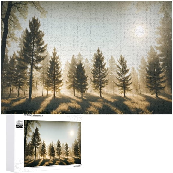 Forest Puzzle 500 Pieces for Adults, 20.5"x15"  Large Premium, Medium Difficulty
