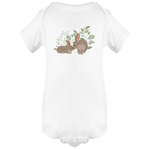 Forest Rabbits Bodysuit Infant -Image by Shutterstock, 6 Months
