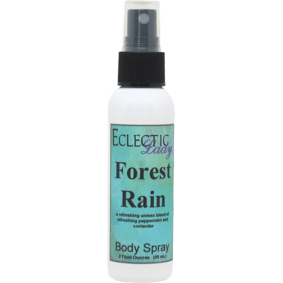 Forest Rain Body Spray, Eclectic Lady, Hydrating Mist, Unisex, 2 oz