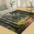 thumbnail image 1 of Forest Rugs for Bedroom - Trees Rug, Washable Rug, Nature Carpet for Living Room, Landscape Area Rugs, Forest Carpet, Scenery Home Decor & Gifts 4x6ft, 1 of 6