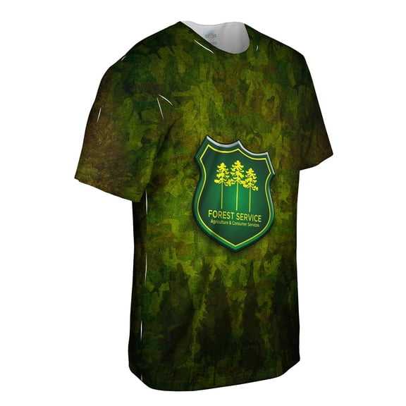 Forest Service Camo Mens T-Shirt All Over Print