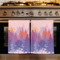 thumbnail image 1 of Forest Silhouette Kitchen Towels Set of 4, Retro Abstract Watercolor Forest Trees Pink Absorbent Dish Towels for Kitchen, Microfiber Hand Towel, Quick Drying Tea Towel for Cleaning Dishcloths, 1 of 7