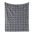 thumbnail image 1 of Forest Soft Flannel Fleece Throw Blanket, Abstract Creative Woodland with Soft Colorful Bold Dots and Tress, Cozy Plush for Indoor and Outdoor Use, 50" x 70", Purpleblue Multicolor, by Ambesonne, 1 of 5